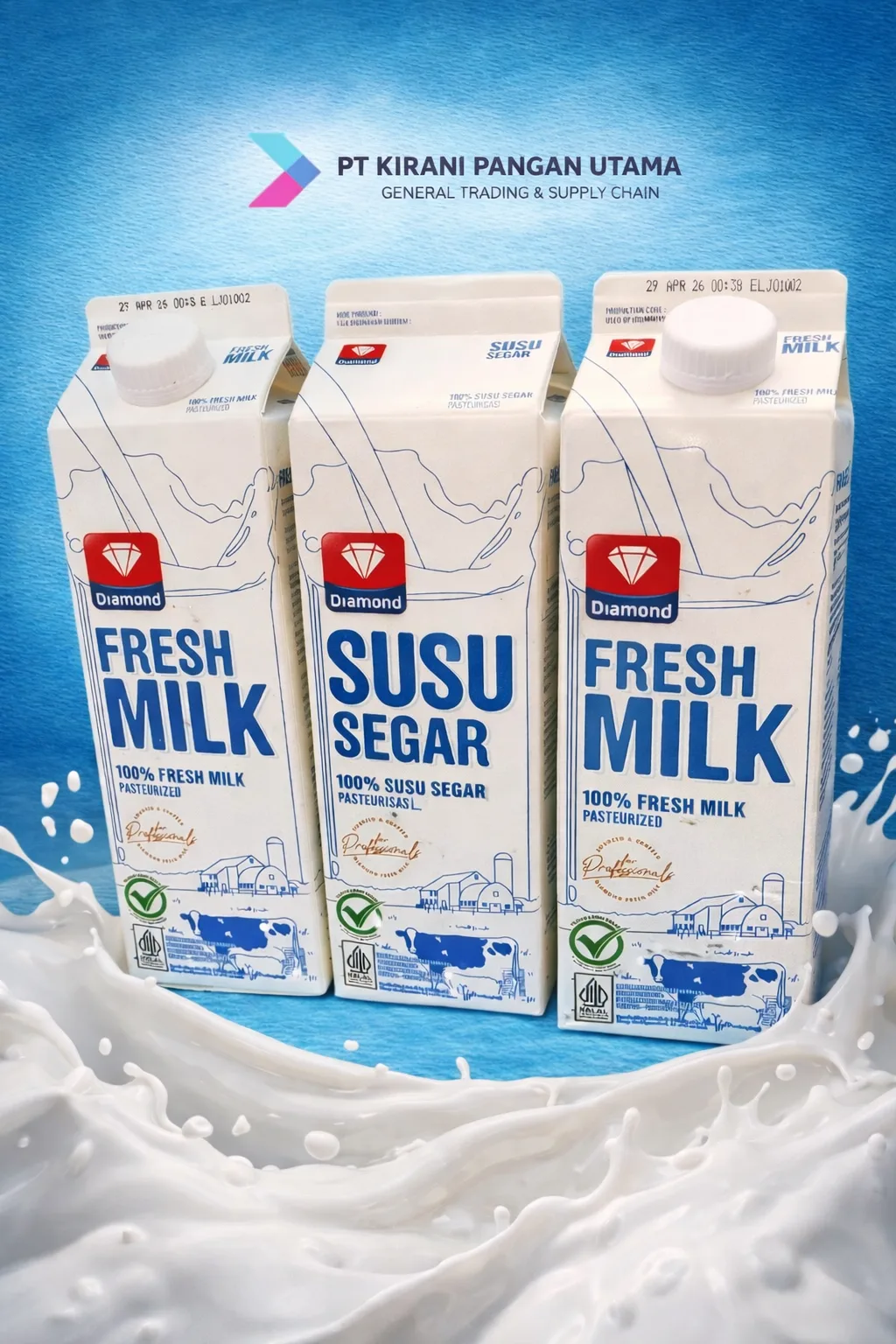 Fresh Milk Diamond 946 ML